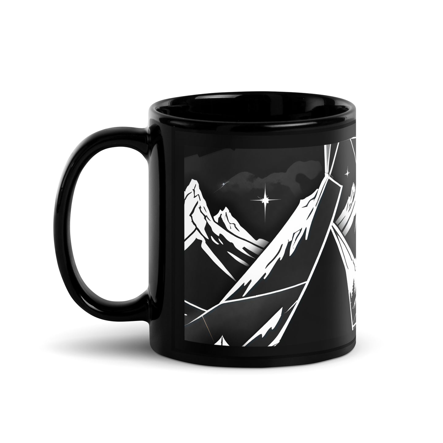 Black Glossy Mug