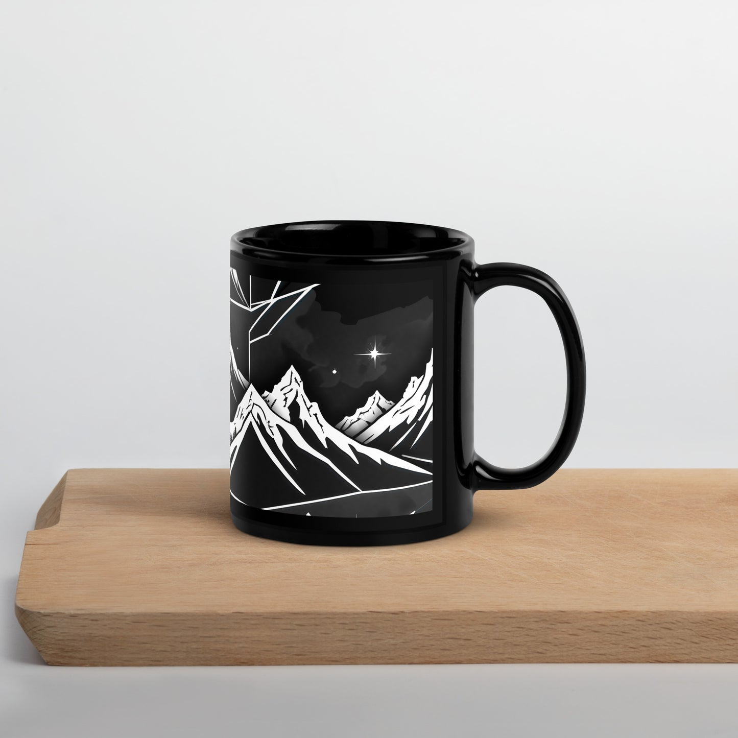 Black Glossy Mug