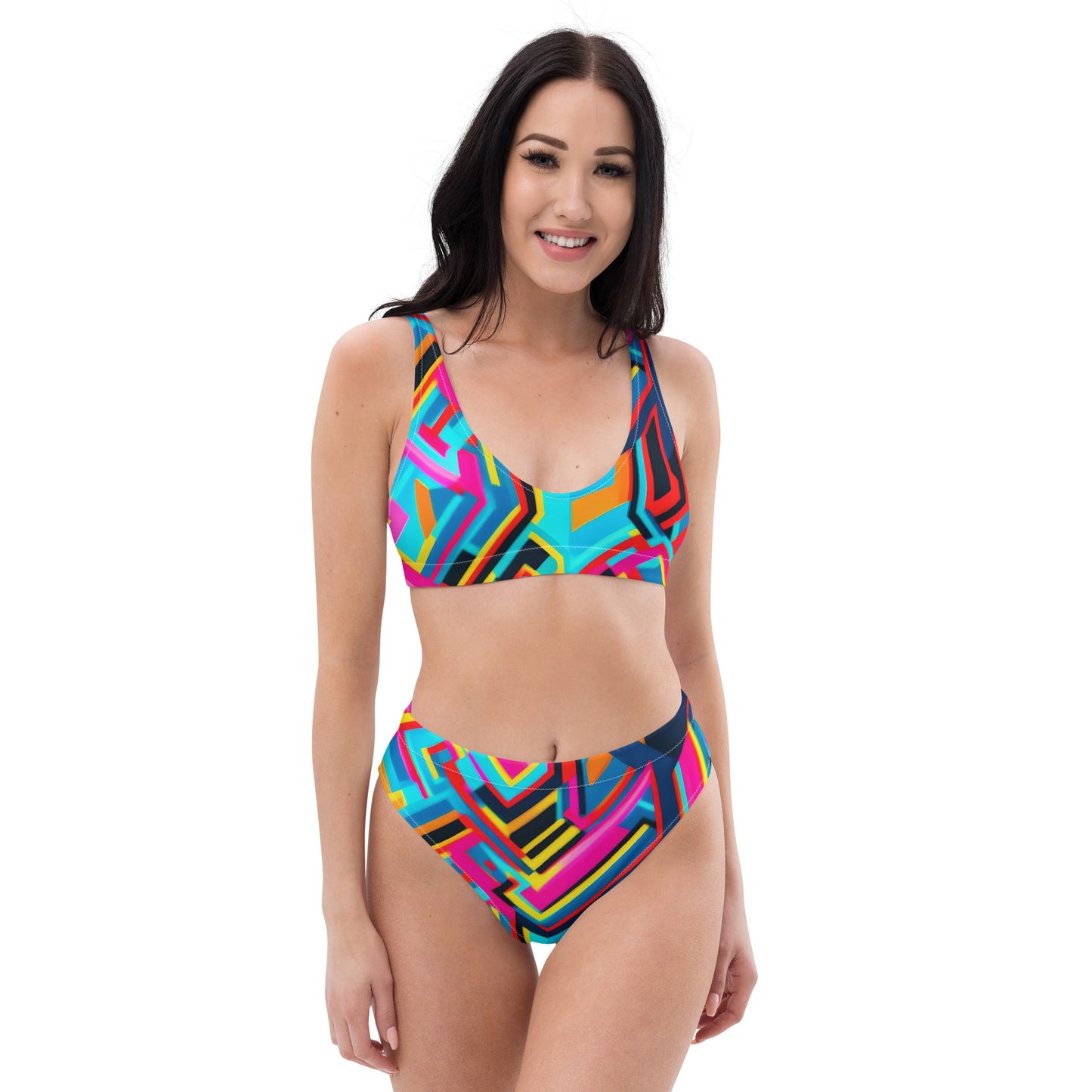 Eco-friendly High-waisted Bikini