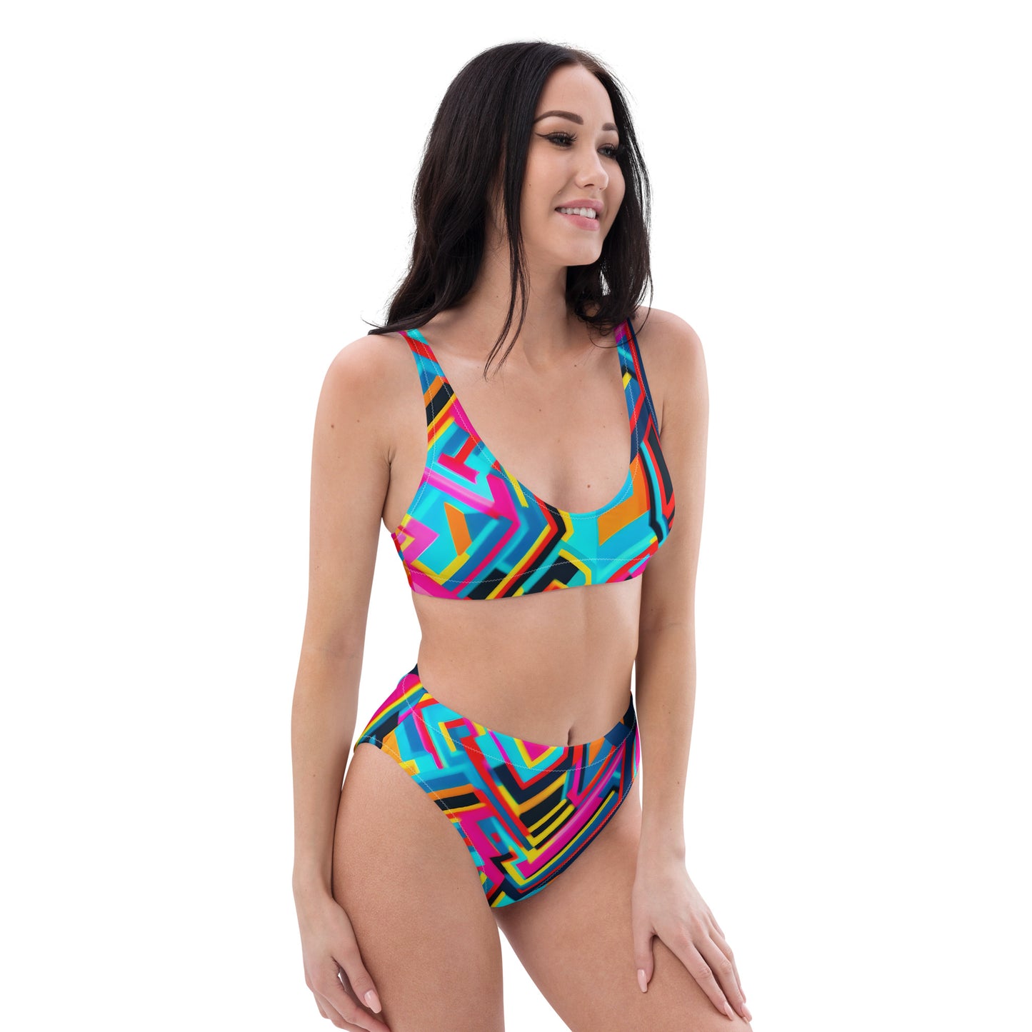 Eco-friendly High-waisted Bikini