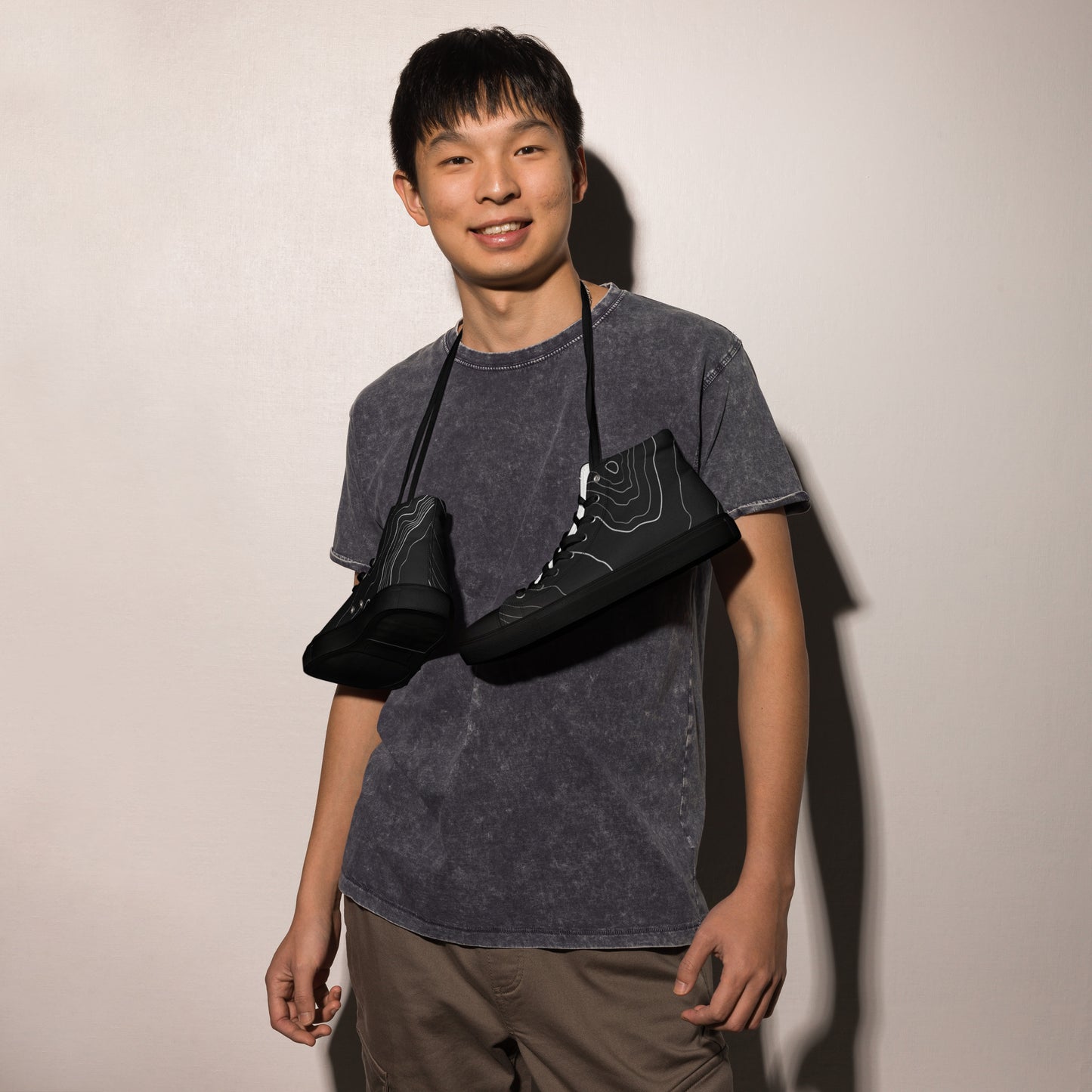 Men’s High Top Canvas Shoes