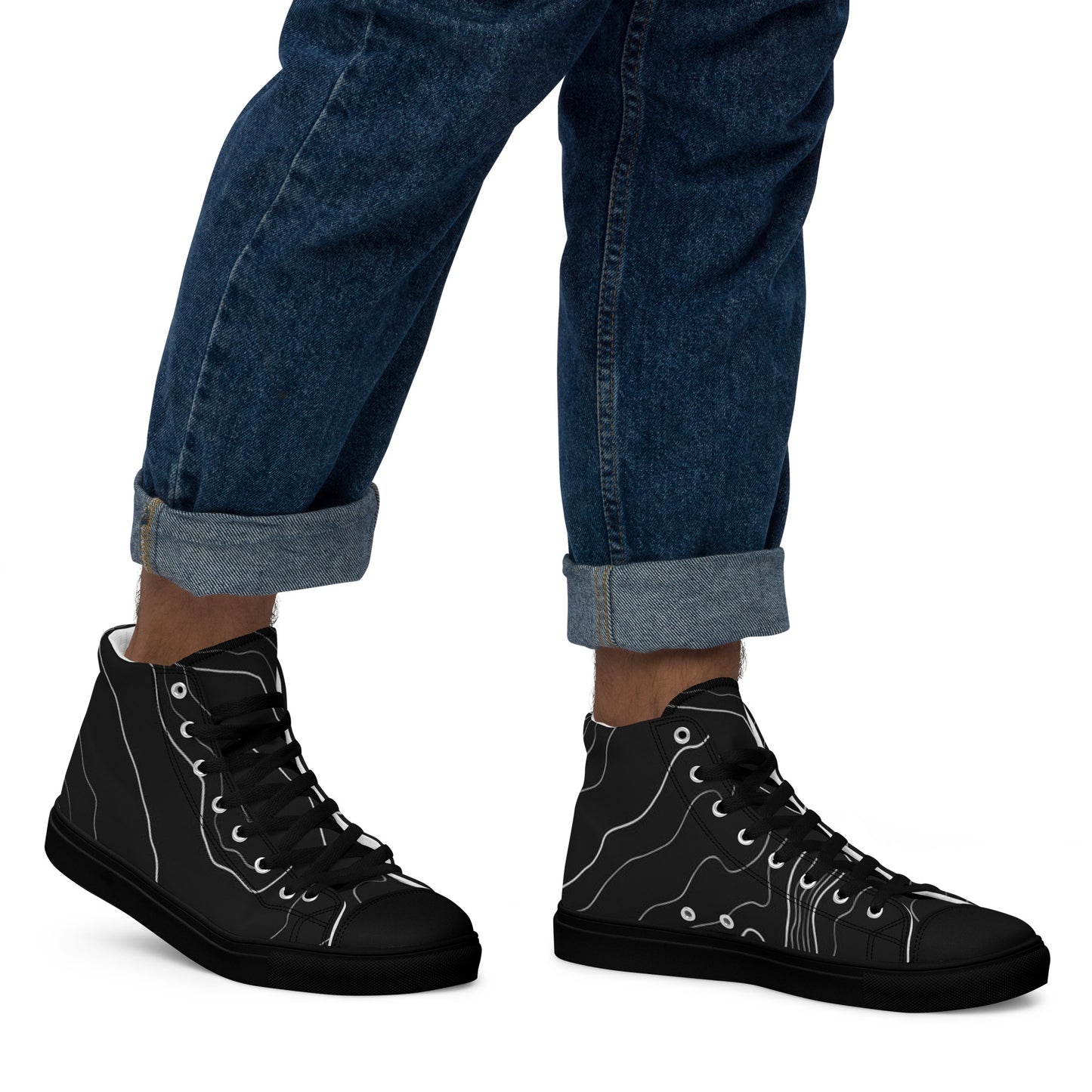 Men’s High Top Canvas Shoes
