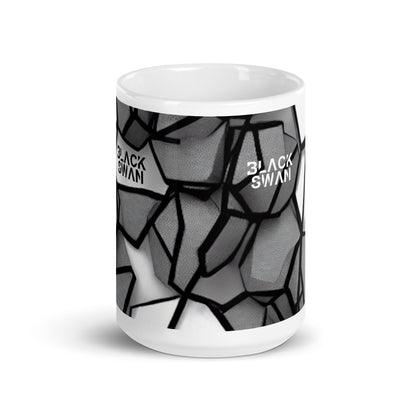 White glossy mug
