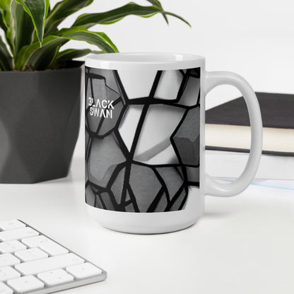 White glossy mug